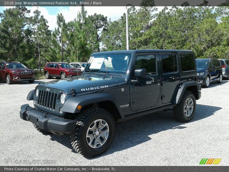 Rhino / Black 2018 Jeep Wrangler Unlimited Rubicon 4x4