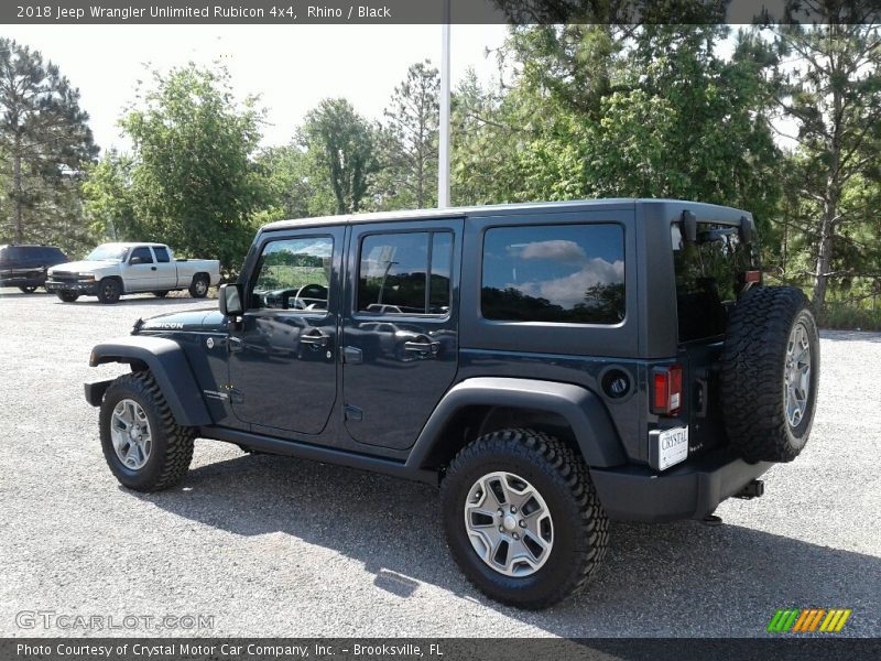 Rhino / Black 2018 Jeep Wrangler Unlimited Rubicon 4x4