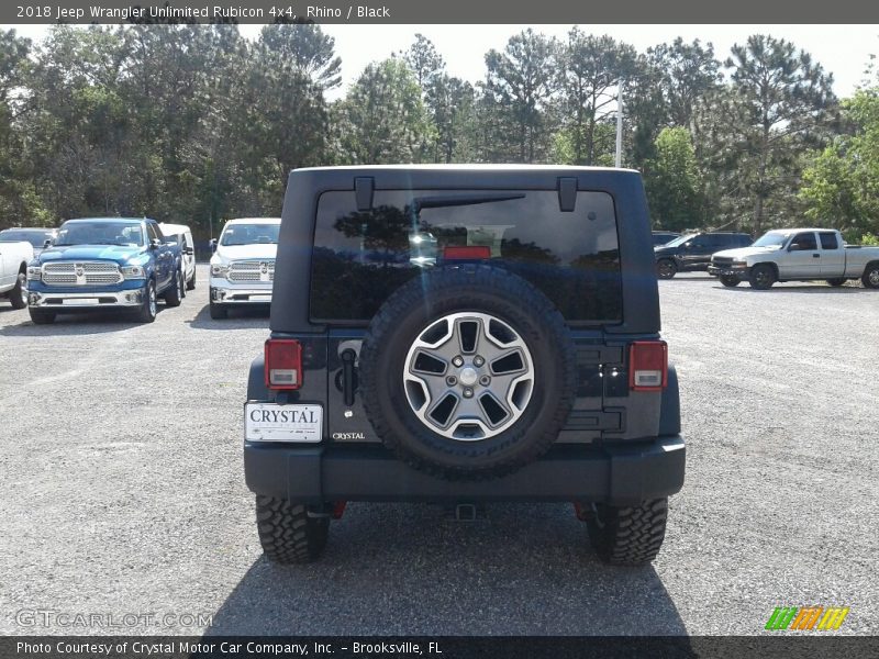 Rhino / Black 2018 Jeep Wrangler Unlimited Rubicon 4x4