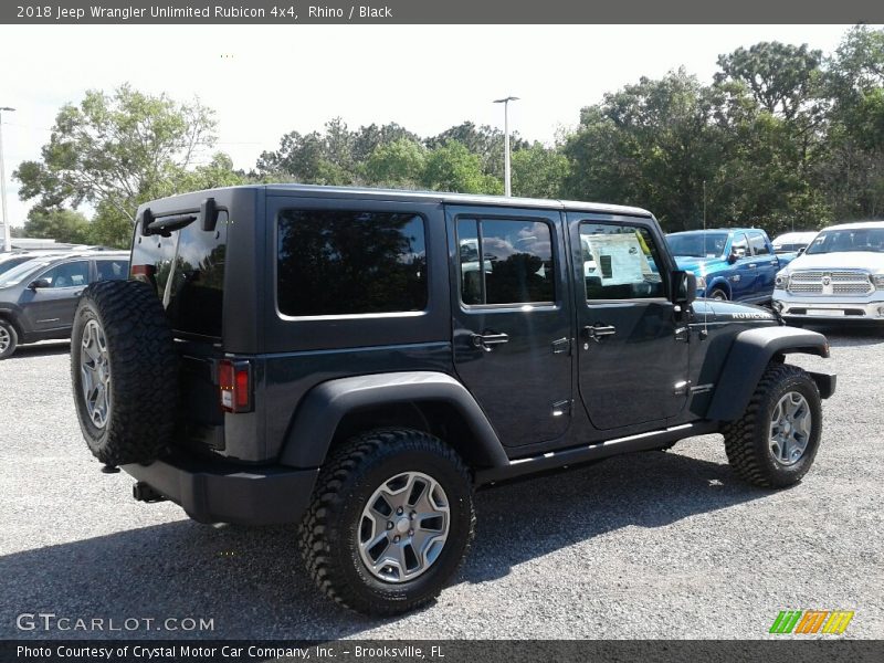 Rhino / Black 2018 Jeep Wrangler Unlimited Rubicon 4x4