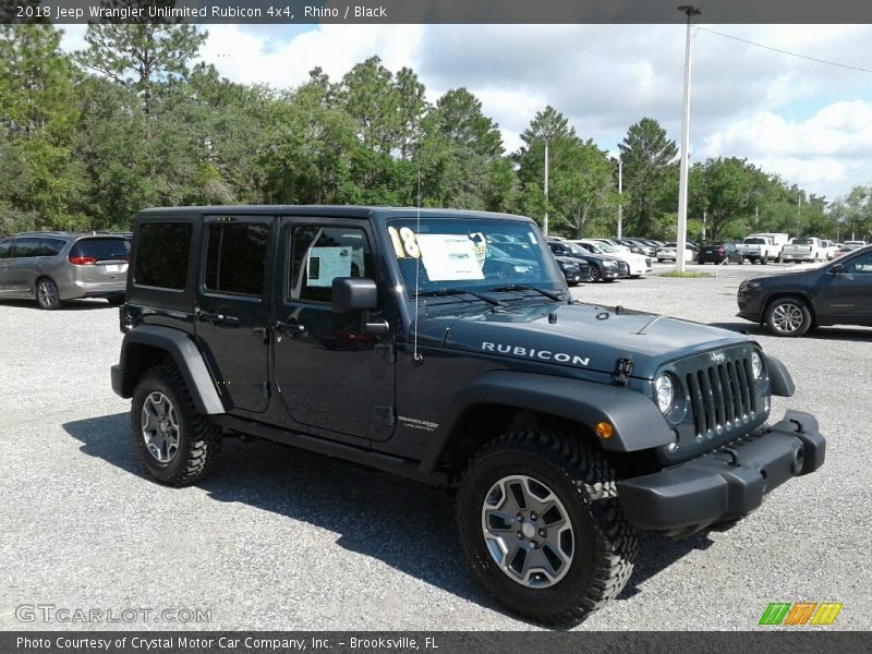 Rhino / Black 2018 Jeep Wrangler Unlimited Rubicon 4x4