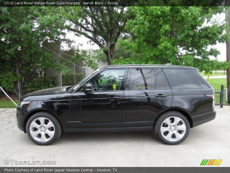 Narvik Black / Ebony 2018 Land Rover Range Rover Supercharged