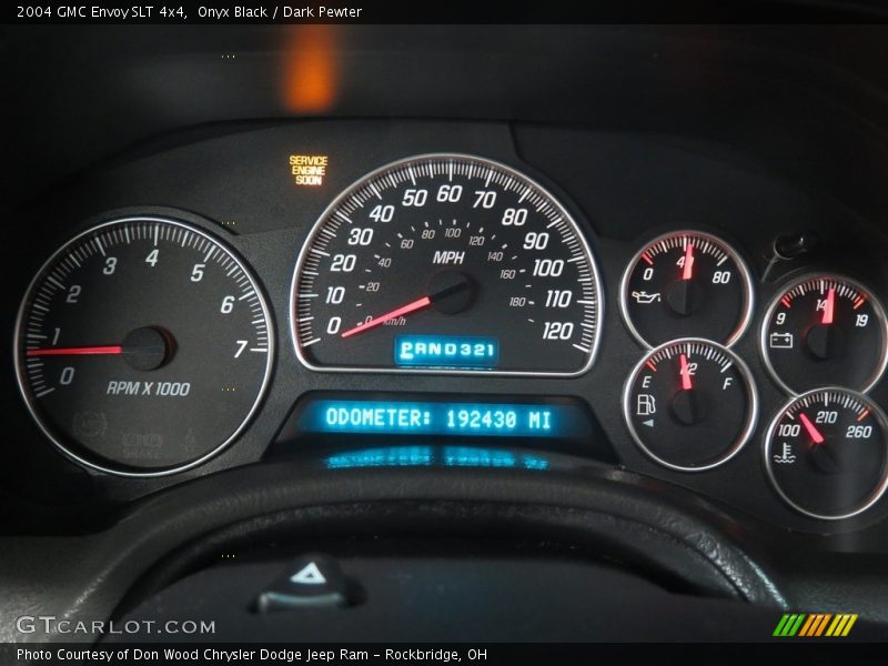 Onyx Black / Dark Pewter 2004 GMC Envoy SLT 4x4