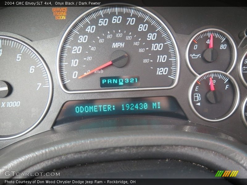 Onyx Black / Dark Pewter 2004 GMC Envoy SLT 4x4