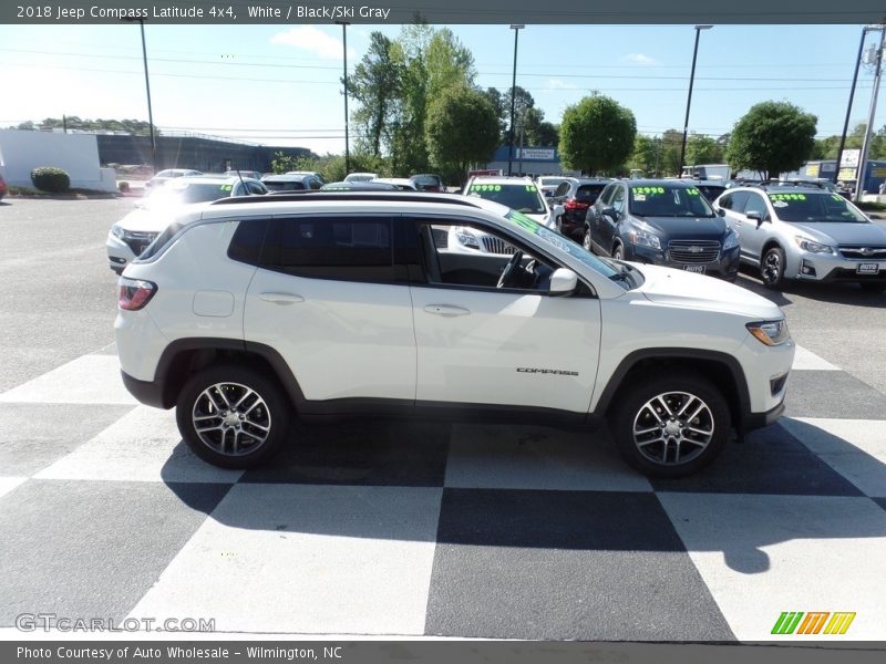 White / Black/Ski Gray 2018 Jeep Compass Latitude 4x4