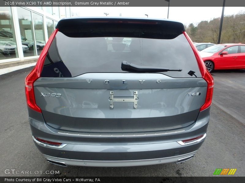 Osmium Grey Metallic / Amber 2018 Volvo XC90 T6 AWD Inscription