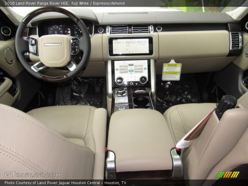 Dashboard of 2018 Range Rover HSE