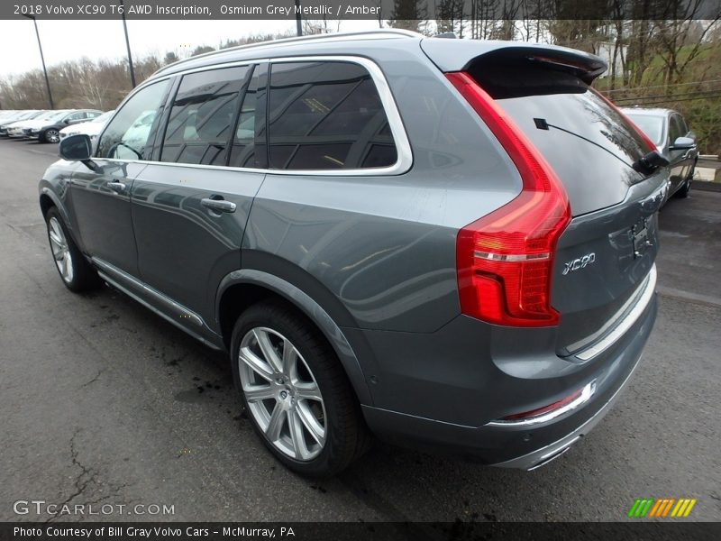 Osmium Grey Metallic / Amber 2018 Volvo XC90 T6 AWD Inscription