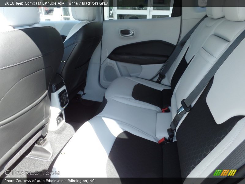 White / Black/Ski Gray 2018 Jeep Compass Latitude 4x4