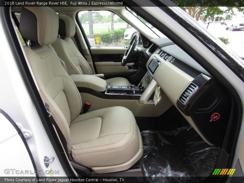 Front Seat of 2018 Range Rover HSE