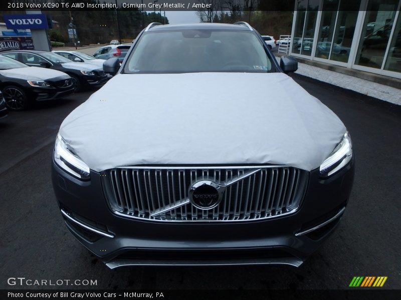 Osmium Grey Metallic / Amber 2018 Volvo XC90 T6 AWD Inscription