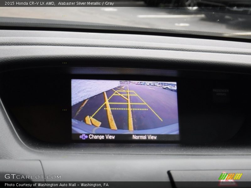 Alabaster Silver Metallic / Gray 2015 Honda CR-V LX AWD