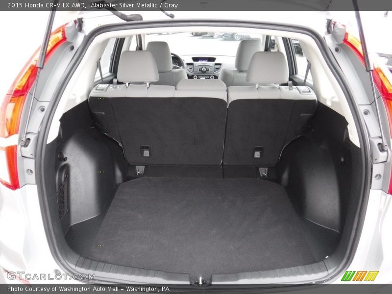 Alabaster Silver Metallic / Gray 2015 Honda CR-V LX AWD