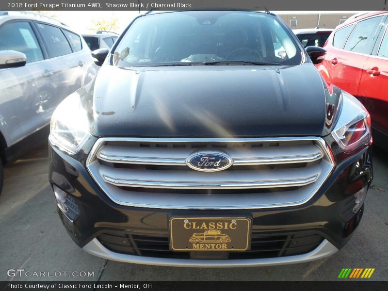 Shadow Black / Charcoal Black 2018 Ford Escape Titanium 4WD