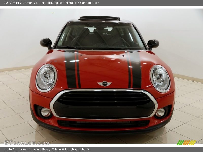 Blazing Red Metallic / Carbon Black 2017 Mini Clubman Cooper