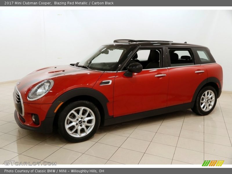 Blazing Red Metallic / Carbon Black 2017 Mini Clubman Cooper