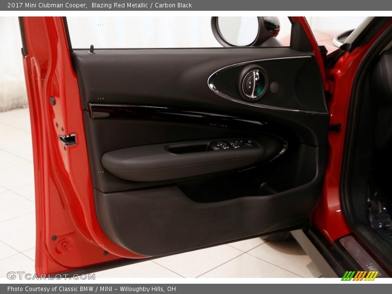 Blazing Red Metallic / Carbon Black 2017 Mini Clubman Cooper