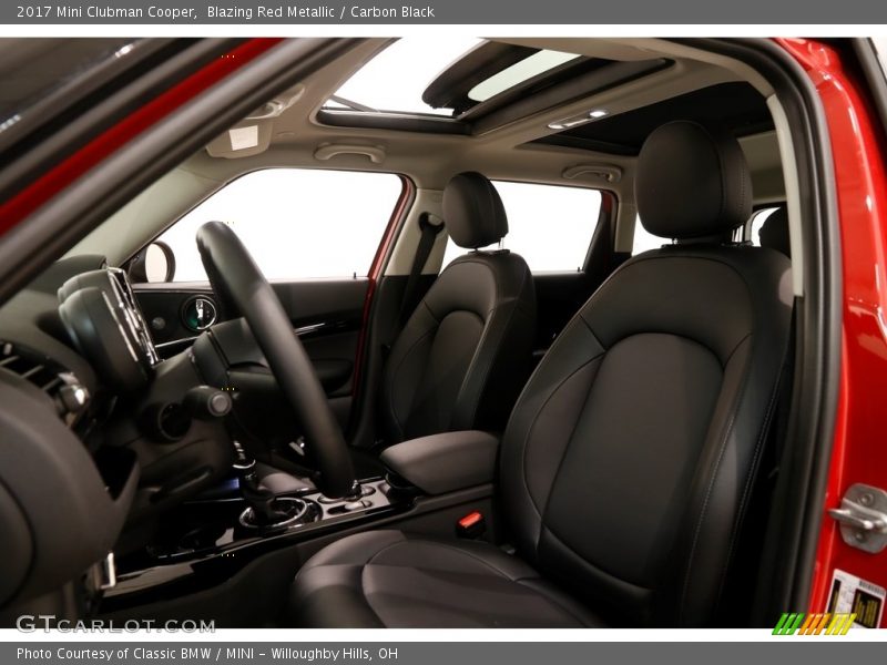 Blazing Red Metallic / Carbon Black 2017 Mini Clubman Cooper