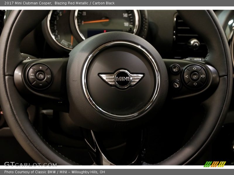 Blazing Red Metallic / Carbon Black 2017 Mini Clubman Cooper