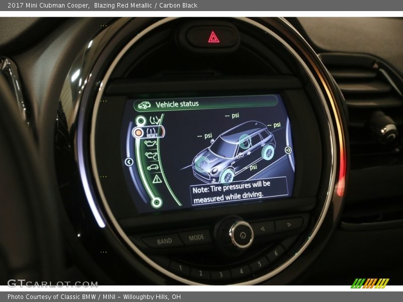 Blazing Red Metallic / Carbon Black 2017 Mini Clubman Cooper