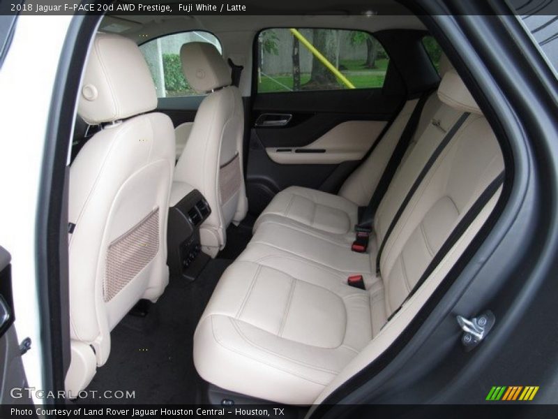 Fuji White / Latte 2018 Jaguar F-PACE 20d AWD Prestige