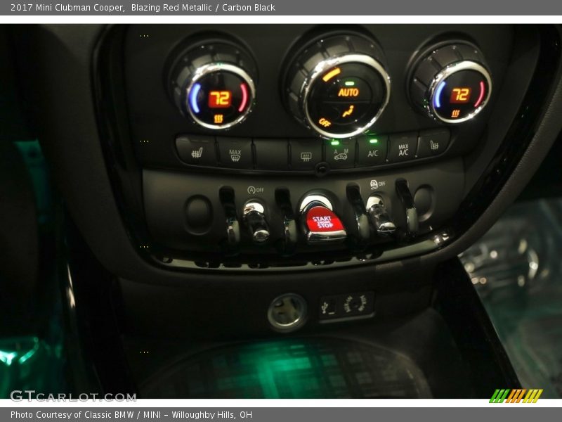 Blazing Red Metallic / Carbon Black 2017 Mini Clubman Cooper