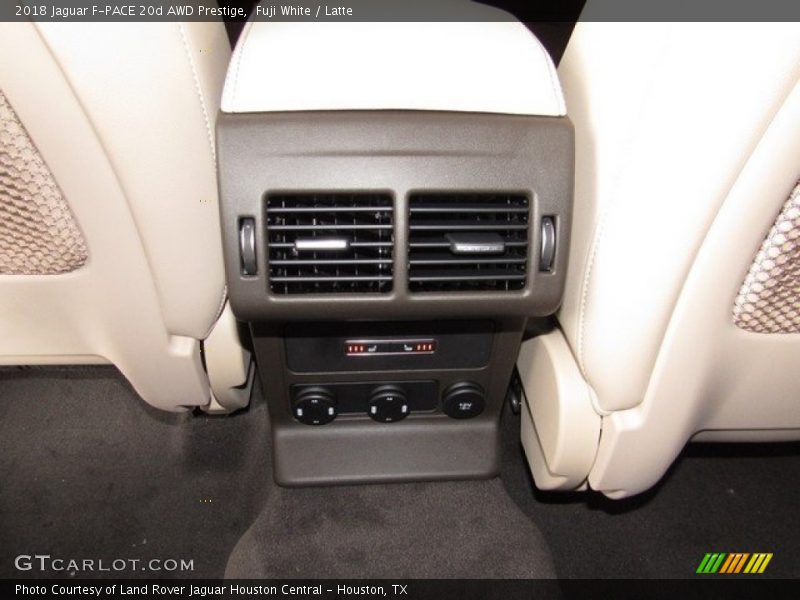 Fuji White / Latte 2018 Jaguar F-PACE 20d AWD Prestige