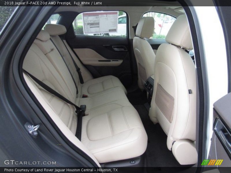 Fuji White / Latte 2018 Jaguar F-PACE 20d AWD Prestige