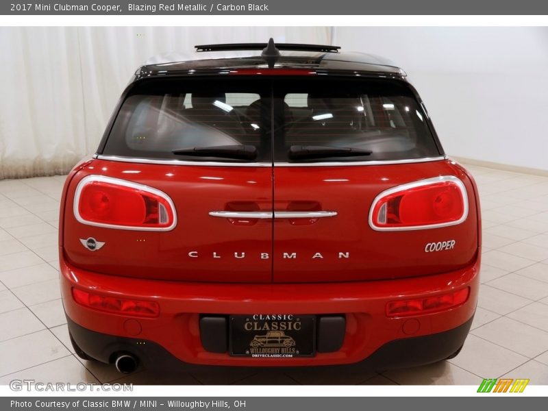 Blazing Red Metallic / Carbon Black 2017 Mini Clubman Cooper