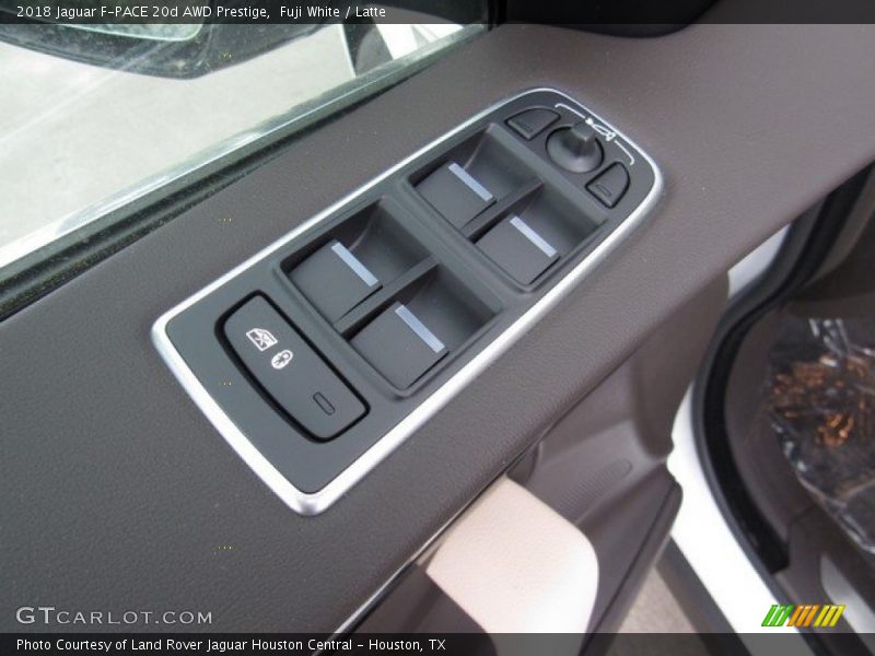 Fuji White / Latte 2018 Jaguar F-PACE 20d AWD Prestige