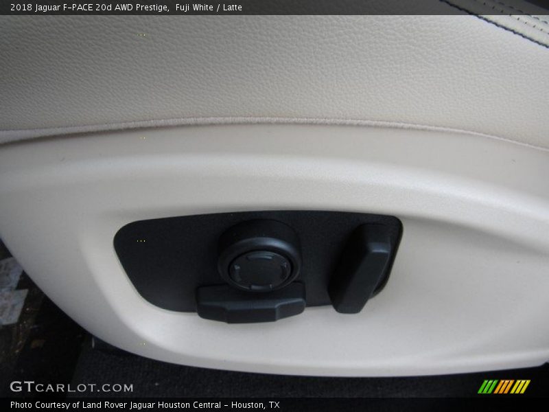 Fuji White / Latte 2018 Jaguar F-PACE 20d AWD Prestige