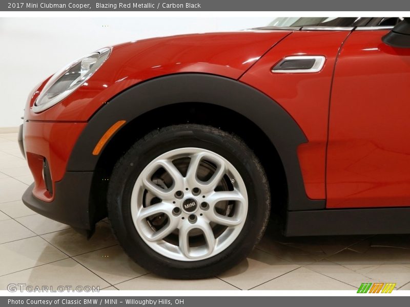 Blazing Red Metallic / Carbon Black 2017 Mini Clubman Cooper