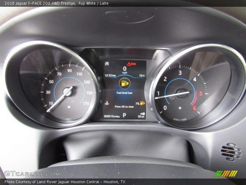 Fuji White / Latte 2018 Jaguar F-PACE 20d AWD Prestige