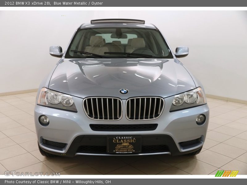 Blue Water Metallic / Oyster 2012 BMW X3 xDrive 28i