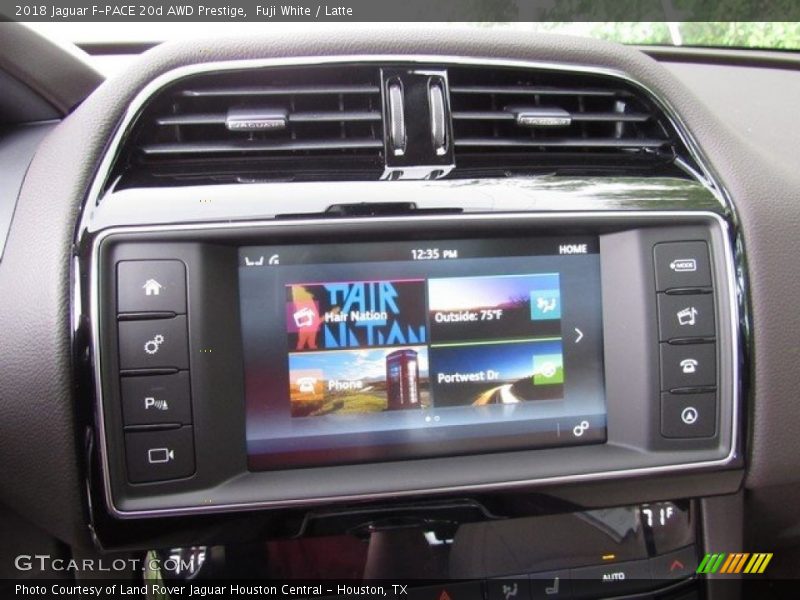 Fuji White / Latte 2018 Jaguar F-PACE 20d AWD Prestige