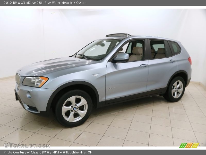 Blue Water Metallic / Oyster 2012 BMW X3 xDrive 28i