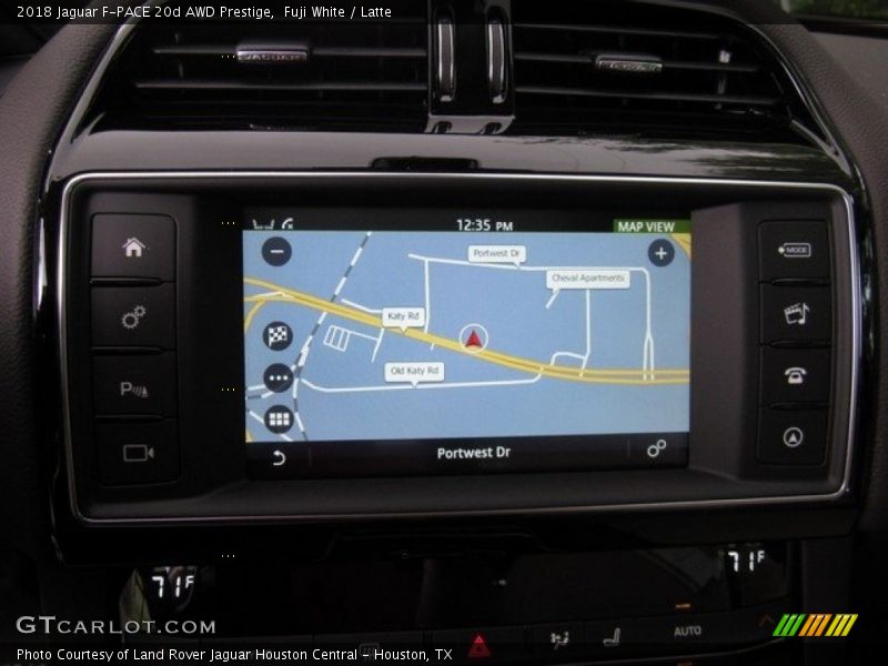 Fuji White / Latte 2018 Jaguar F-PACE 20d AWD Prestige