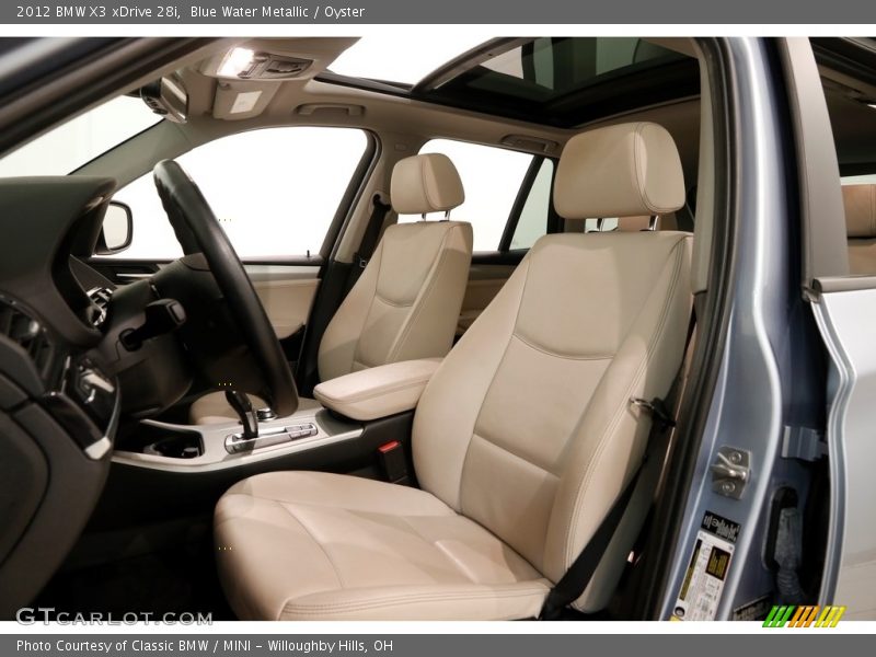 Blue Water Metallic / Oyster 2012 BMW X3 xDrive 28i