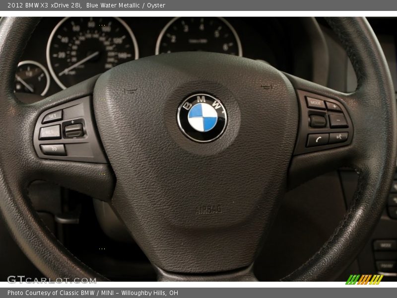 Blue Water Metallic / Oyster 2012 BMW X3 xDrive 28i
