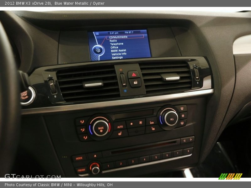 Blue Water Metallic / Oyster 2012 BMW X3 xDrive 28i
