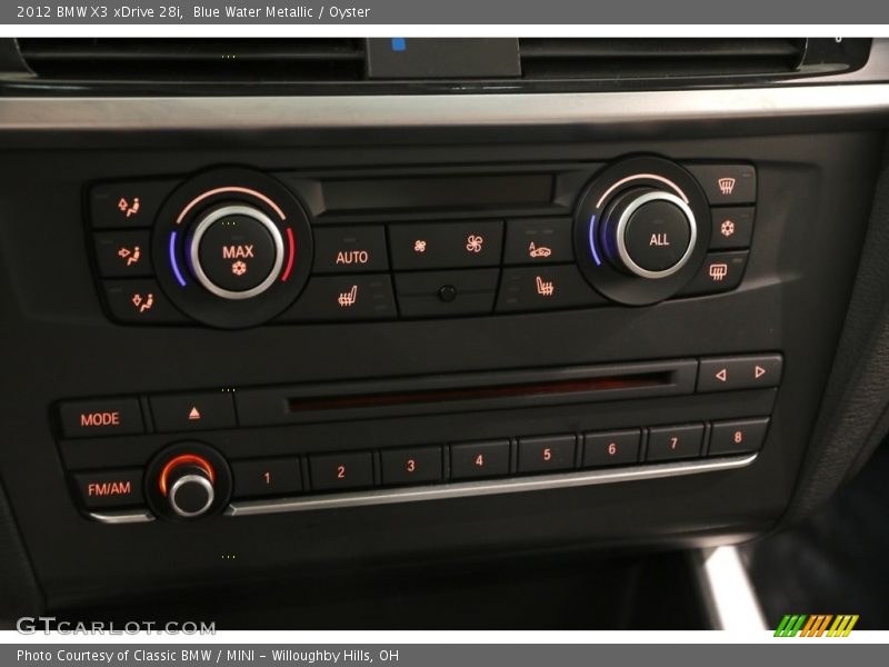 Blue Water Metallic / Oyster 2012 BMW X3 xDrive 28i