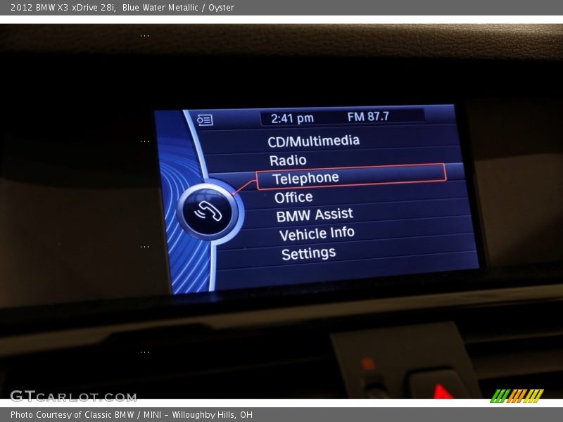 Blue Water Metallic / Oyster 2012 BMW X3 xDrive 28i