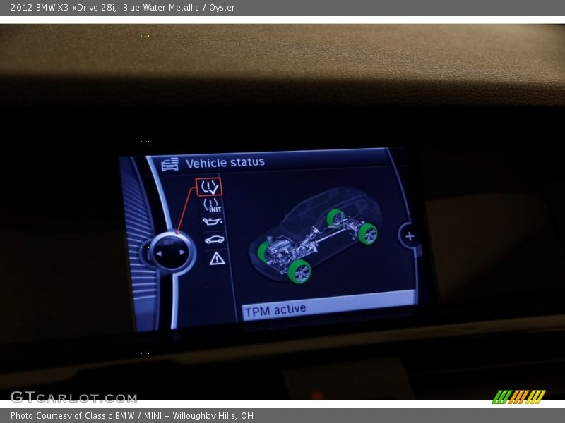 Blue Water Metallic / Oyster 2012 BMW X3 xDrive 28i