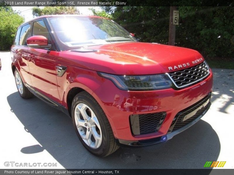 Firenze Red Metallic / Ebony 2018 Land Rover Range Rover Sport HSE