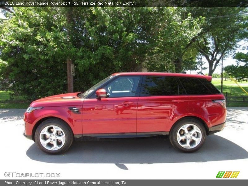 Firenze Red Metallic / Ebony 2018 Land Rover Range Rover Sport HSE