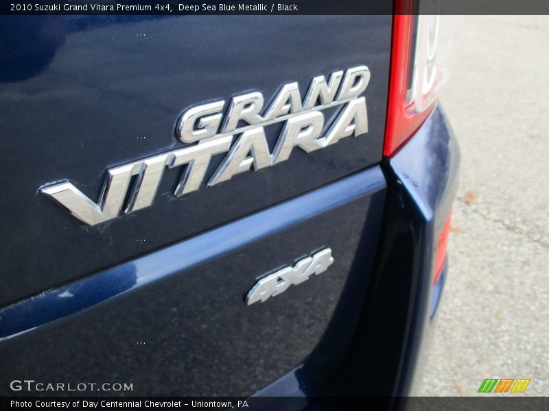 Deep Sea Blue Metallic / Black 2010 Suzuki Grand Vitara Premium 4x4