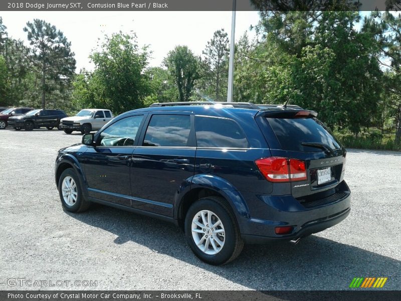 Contusion Blue Pearl / Black 2018 Dodge Journey SXT