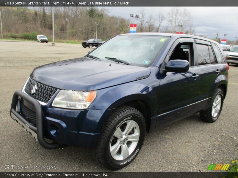 Deep Sea Blue Metallic / Black 2010 Suzuki Grand Vitara Premium 4x4