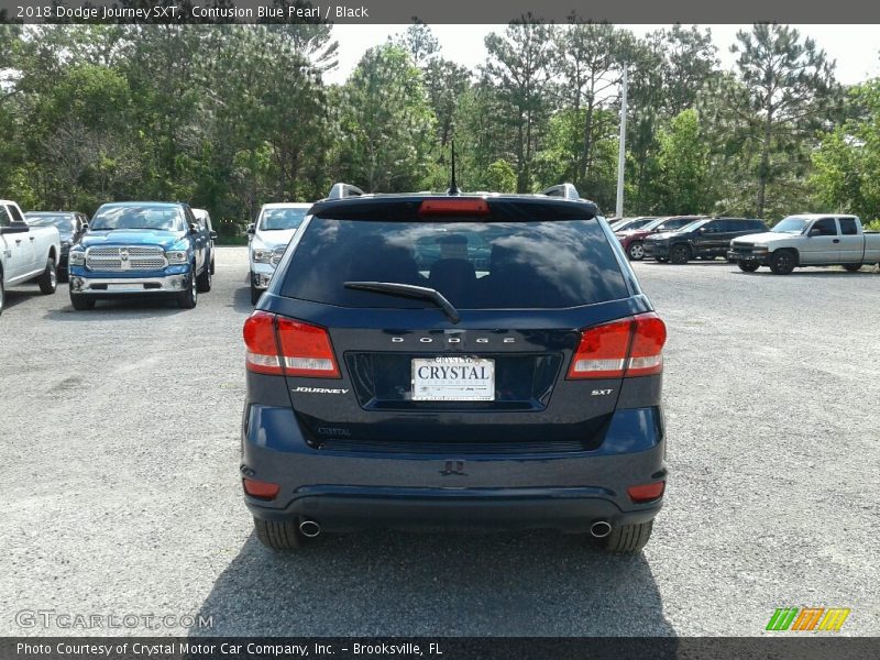 Contusion Blue Pearl / Black 2018 Dodge Journey SXT