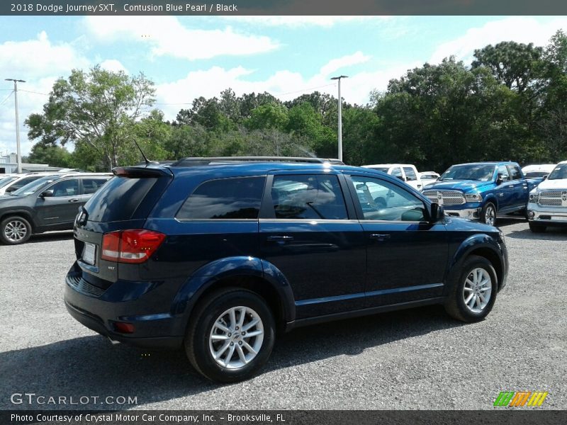 Contusion Blue Pearl / Black 2018 Dodge Journey SXT